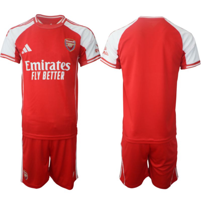 Men 2025-2026 Season Club Arsenal home red Blank Soccer Jersey